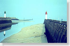 Jetty at low tide